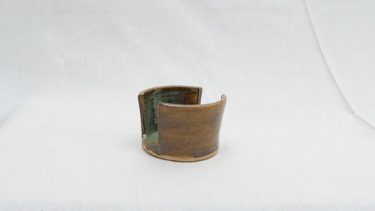 Handmade Ceramic Sponge Holder – Earthy Green