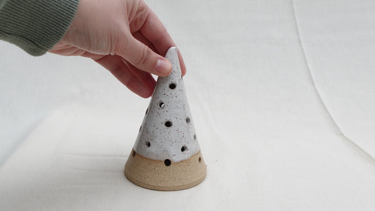 Handmade Ceramic Luminary Christmas Tree
