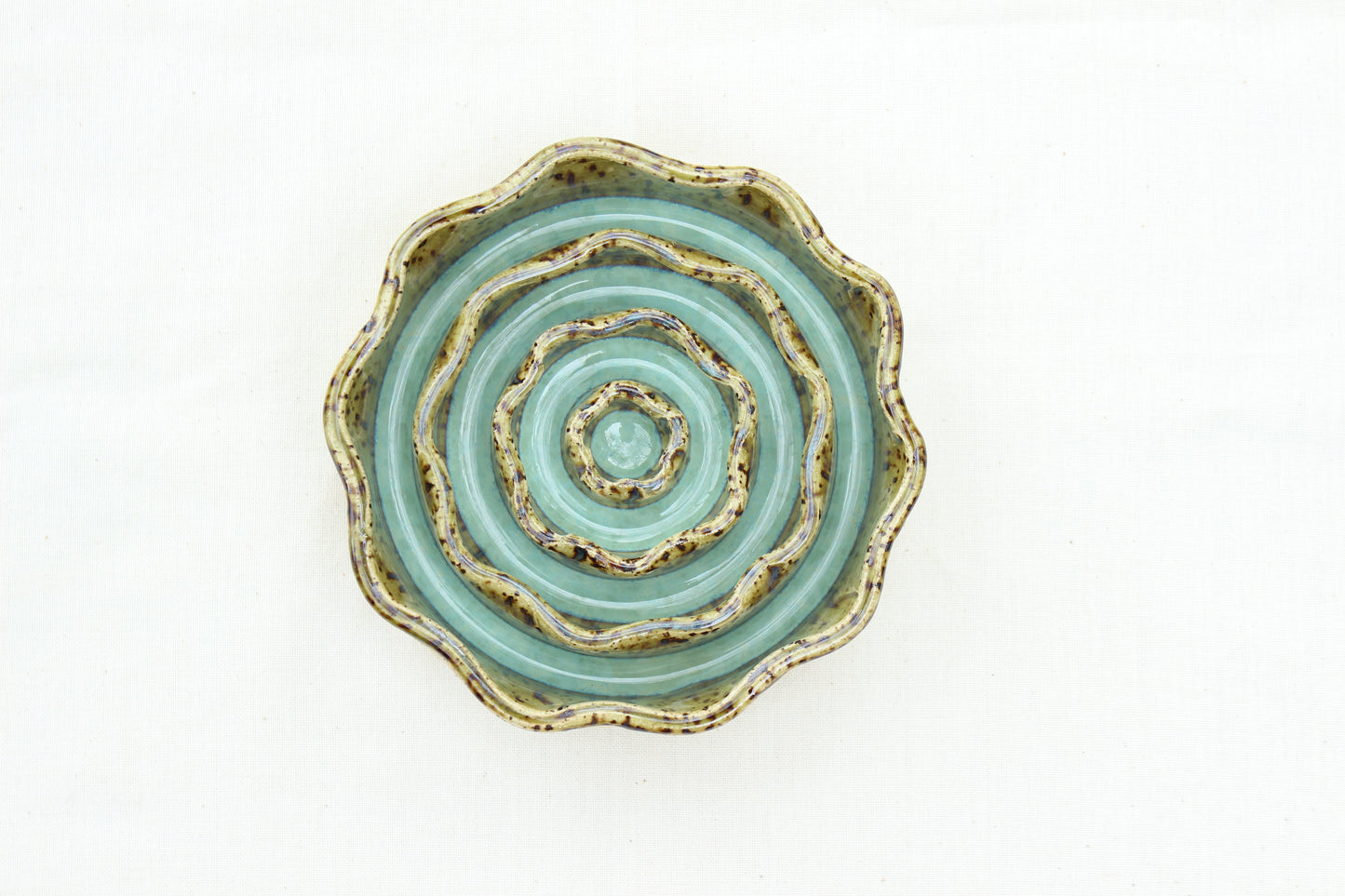 *Pre-Order* LARGE Slow Feed Dog Bowl - Wavy Rim (Custom Color)
