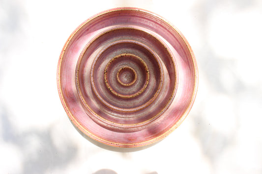 LARGE Smooth Slow Feeder Bowl - Unicorn Pink (35)