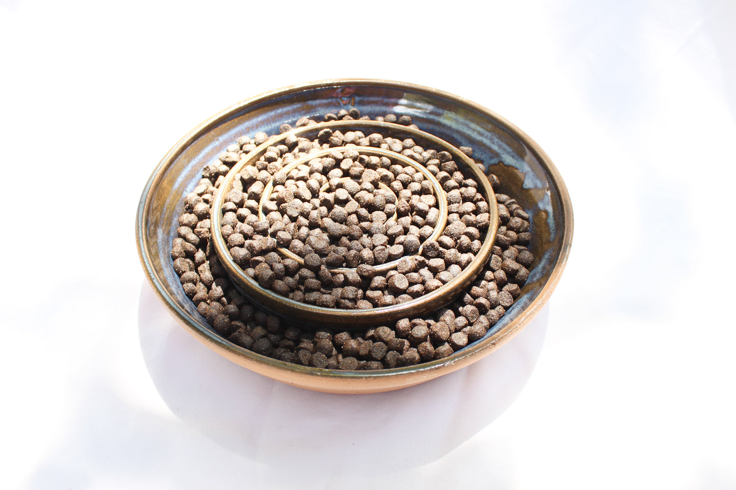 LARGE Smooth Slow Feeder Bowl - Texture Dark Cloud (37)