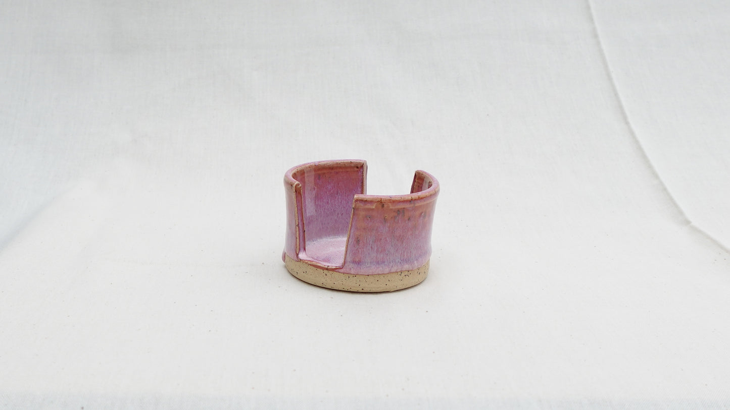 Handmade Ceramic Sponge Holder – Unicorn Pink