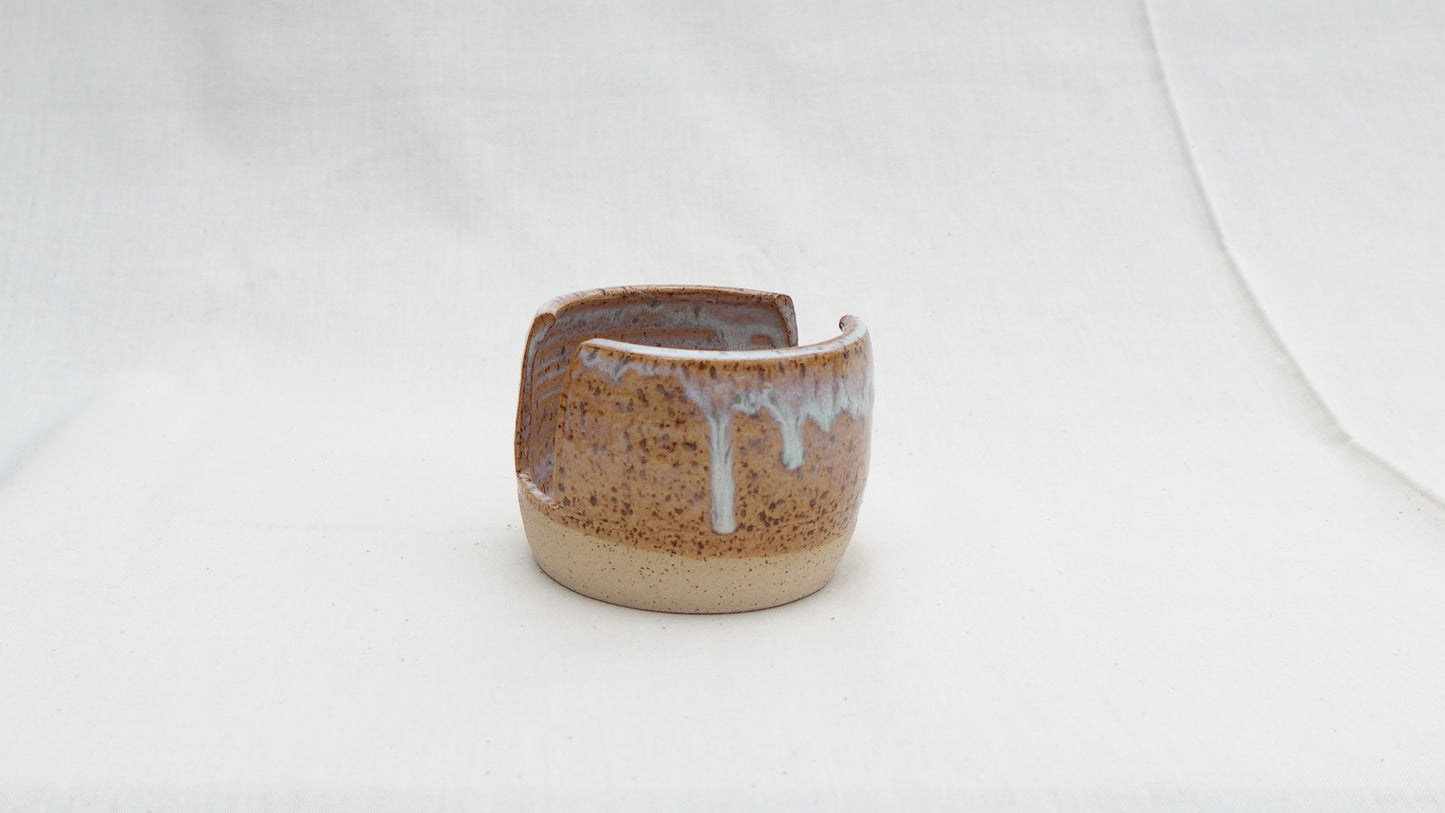 Handmade Ceramic Sponge Holder – Earthy Neutral