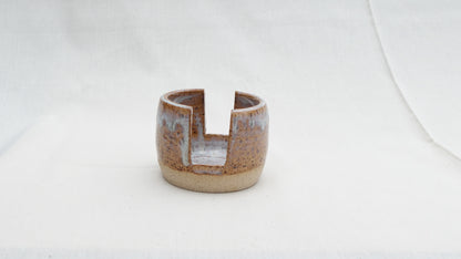 Handmade Ceramic Sponge Holder – Earthy Neutral