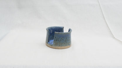 Handmade Ceramic Sponge Holder - Blue