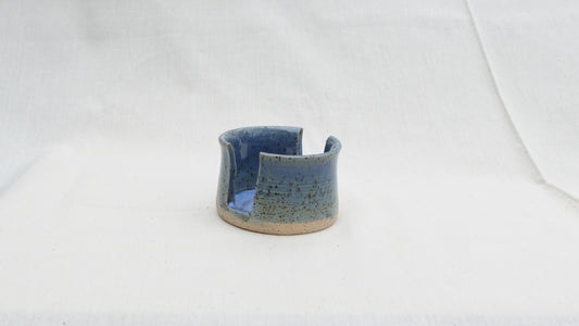 Handmade Ceramic Sponge Holder - Blue