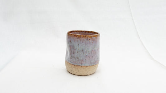 Handmade Ceramic Thumb Cup – Warm Earth Glaze