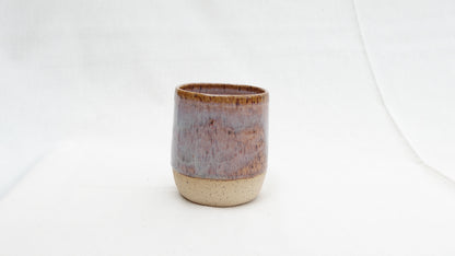 Handmade Ceramic Thumb Cup – Warm Earth Glaze
