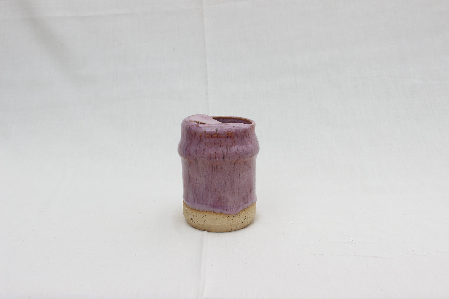 Handmade Berry Pink Ceramic Travel Mug – Pottery Sippy Cup Tumbler for Car Cup Holder