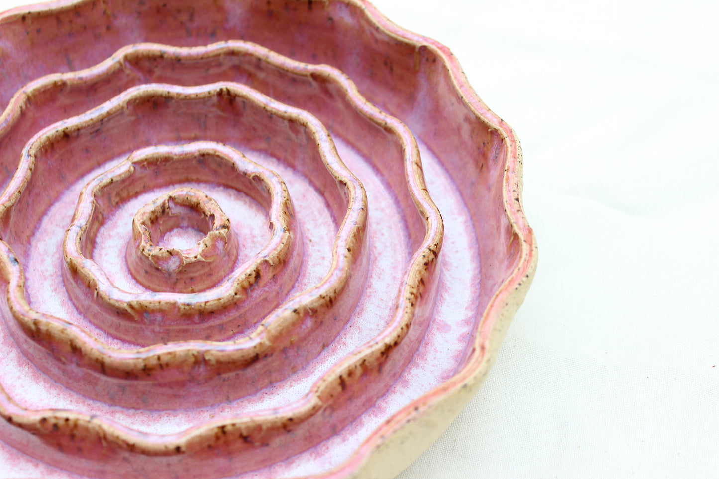 *Pre-Order* MEDIUM Slow Feed Dog Bowl - Wavy Rim (Custom Color)
