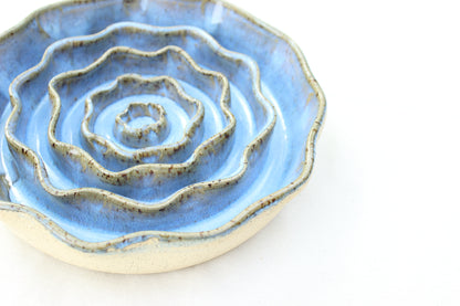 *Pre-Order* MEDIUM Slow Feed Dog Bowl - Wavy Rim (Custom Color)