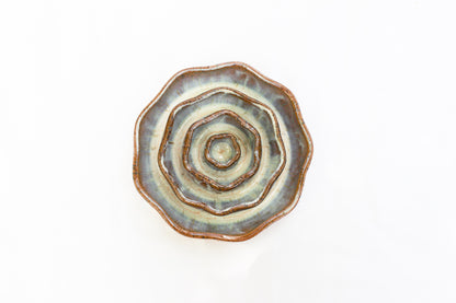 SMALL Wavy Slow Feeder Bowl - Cinnamon Ripple (3)