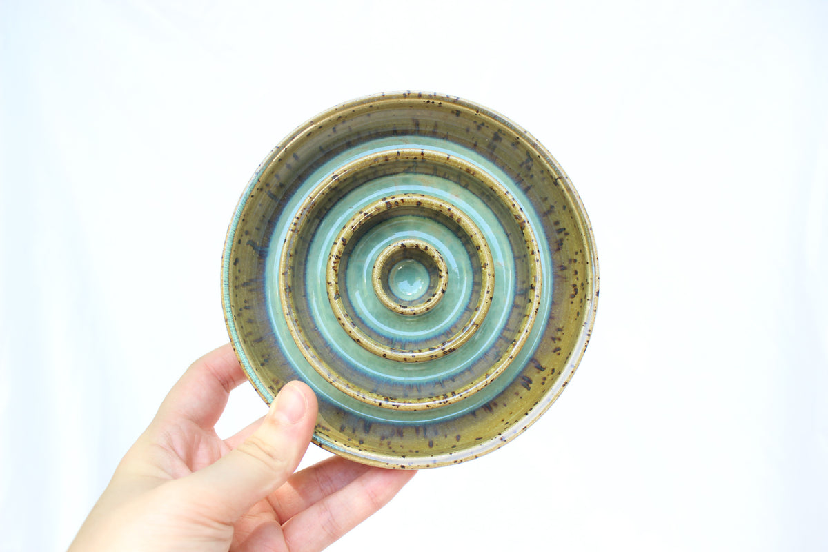 SMALL Smooth Slow Feeder Bowl - Soft Green (5)