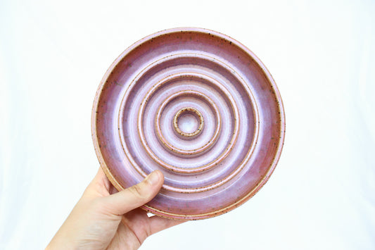 MEDIUM Smooth Slow Feeder Bowl - Unicorn Pink (9)