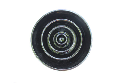 MEDIUM Smooth Slow Feeder Bowl - Black (11)