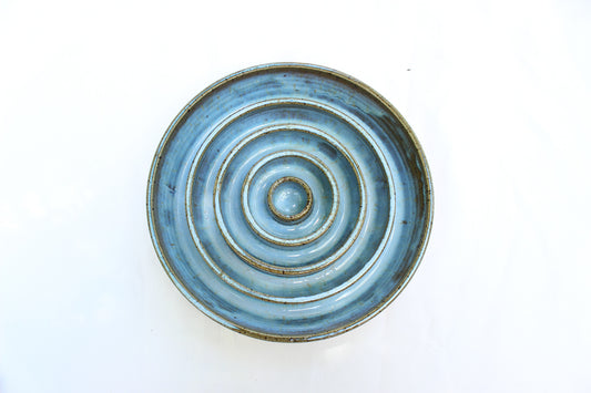 LARGE Smooth Slow Feeder Bowl - Soft Blue (15)