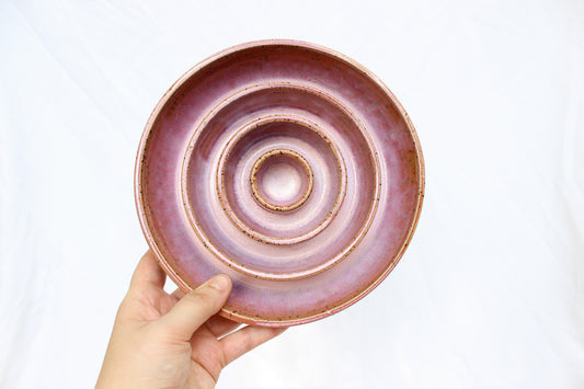 MEDIUM Smooth Slow Feeder Bowl - Unicorn Pink (17)
