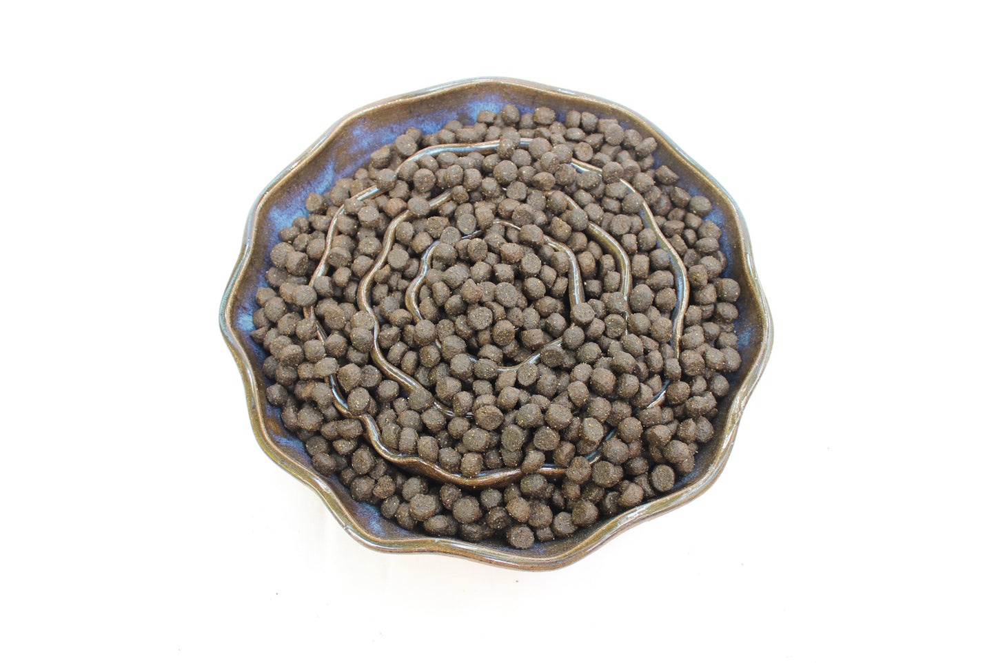 MEDIUM Wavy Slow Feeder Bowl - Texture Dark Cloud (19)