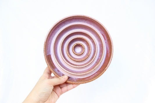 MEDIUM Smooth Slow Feeder Bowl - Unicorn Pink (22)