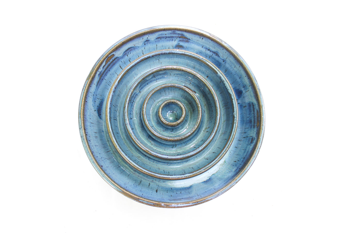 MEDIUM Smooth Slow Feeder Bowl - Texture Dark Cloud (23)