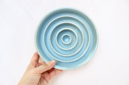 MEDIUM Smooth Slow Feeder Bowl - Sky Blue (29)