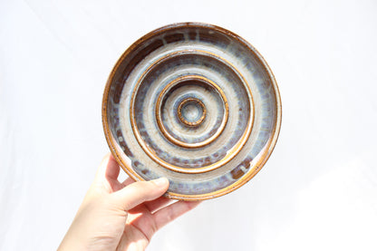 MEDIUM Smooth Slow Feeder Bowl - Cinnamon Ripple (30)