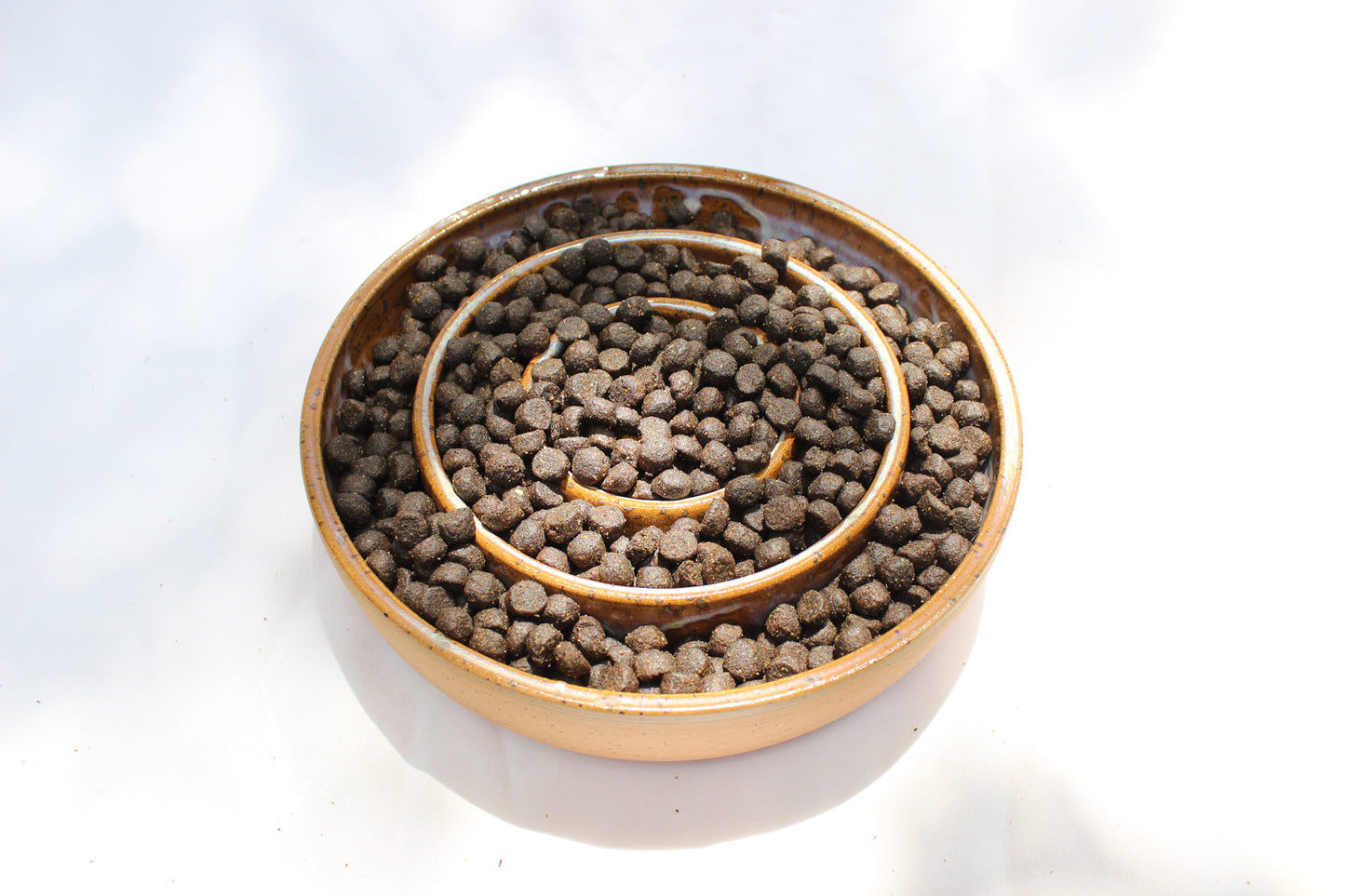 MEDIUM Smooth Slow Feeder Bowl - Cinnamon Ripple (30)