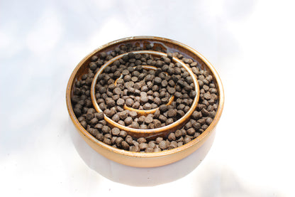 MEDIUM Smooth Slow Feeder Bowl - Cinnamon Ripple (30)