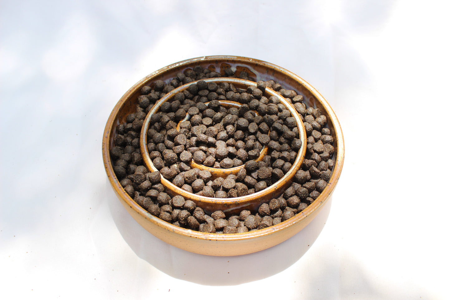 MEDIUM Smooth Slow Feeder Bowl - Cinnamon Ripple (30)