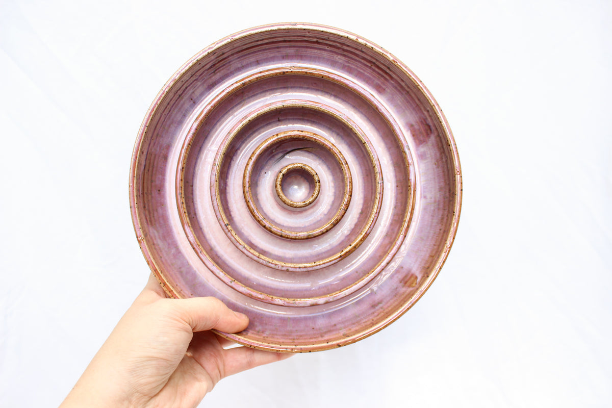LARGE Smooth Slow Feeder Bowl - Unicorn Pink (31)