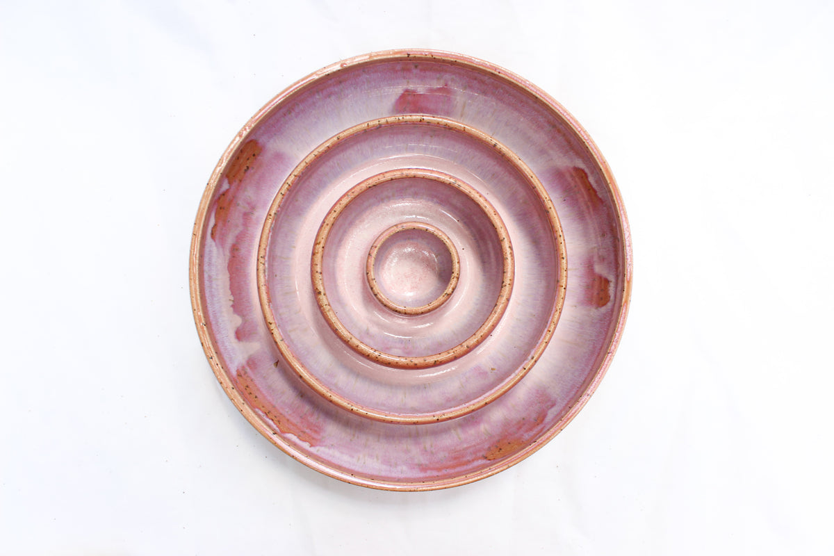 LARGE Smooth Slow Feeder Bowl - Unicorn Pink (32)