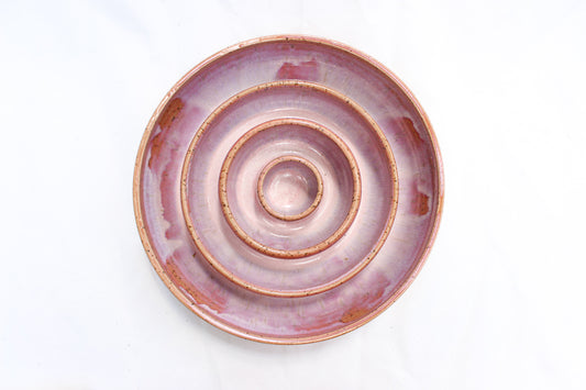 LARGE Smooth Slow Feeder Bowl - Unicorn Pink (32)