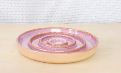 *Pre-Order* MEDIUM Slow Feed Dog Bowl - Smooth Rim (Custom Color)